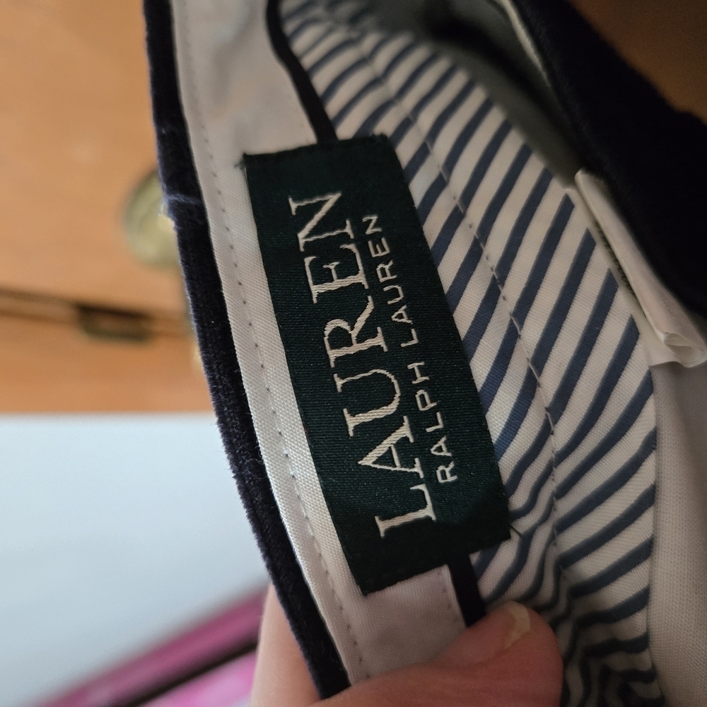 Lauren Ralph Lauren Black Corduroy Men's Pants - Picture 4 of 4